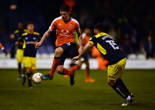 Luton Town v Oxford United in the EFL Checkatrade Trophy Semi Final