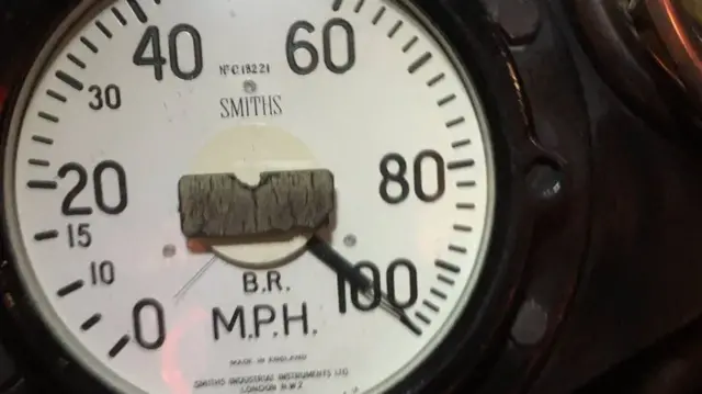 Speedo at 100mph