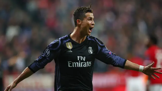 Ronaldo celebrates