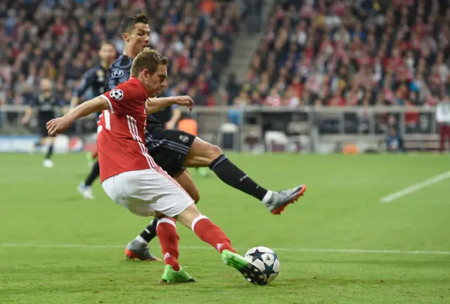 Philipp Lahm and Ronaldo