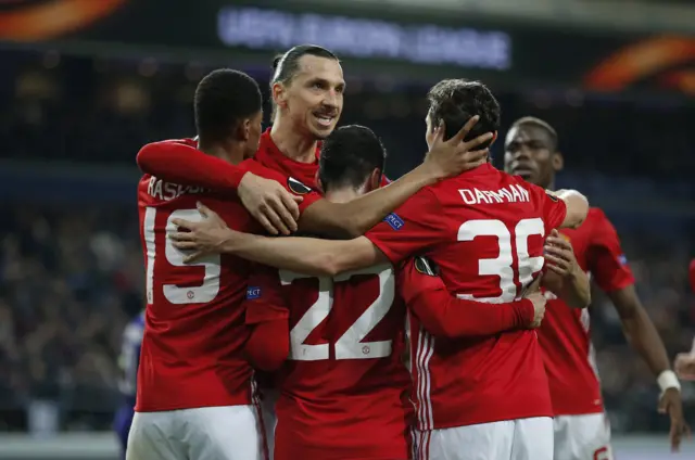 Henrikh Mkhitaryan celebrates