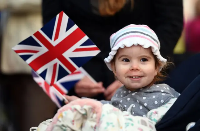 Crowds gather outside Leicester Cathedral