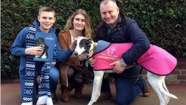 Student Lydia Wilkinson and her brother Pierce (left) Her father Peter is on the right