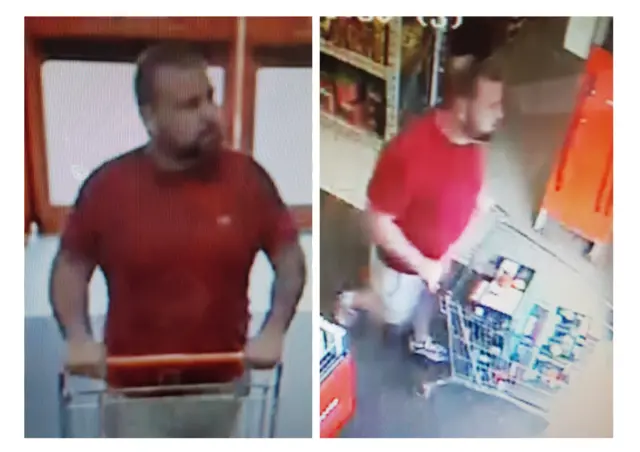 CCTV images of a man Humberside Police would like to speak to about Bridlington incident