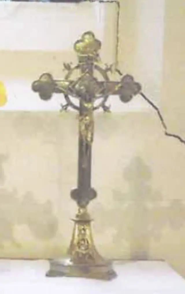 stolen crucifix