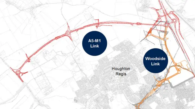 Woodside link map