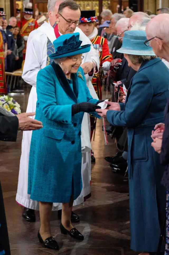 Queen at Leicester Cathedral