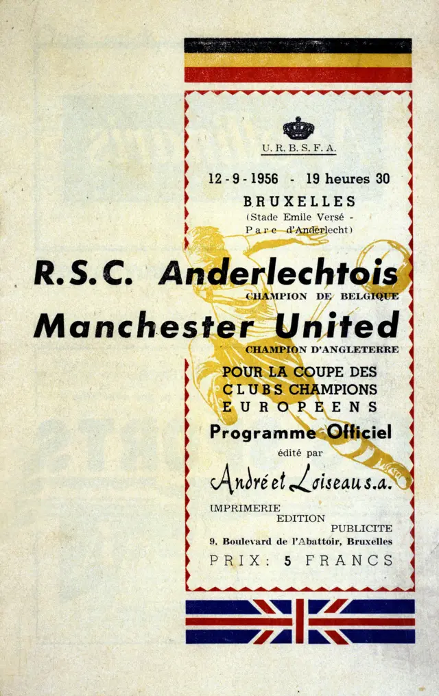 Manchester United v Anderlecth