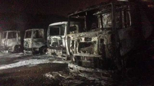 Purfleet fuel tanker fire