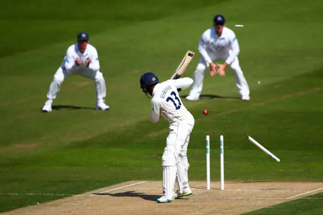 Bell Drummond wicket