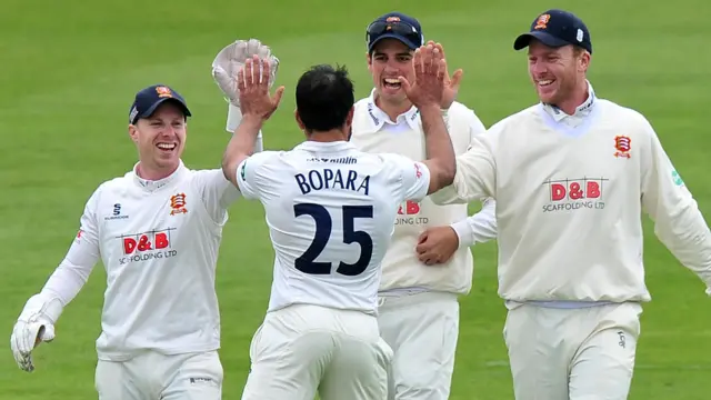 Bopara celebrates