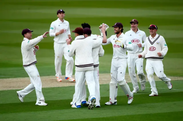 Surrey celebrate