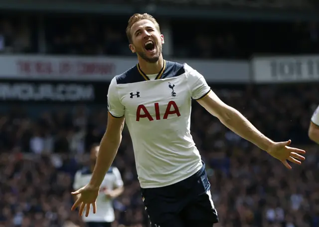 Harry Kane celebrates