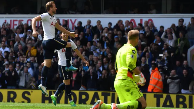 Tottenham celebrate