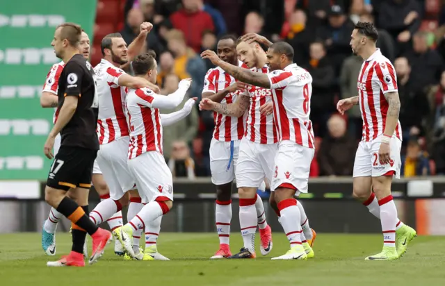 Marko Arnautovic celebrates