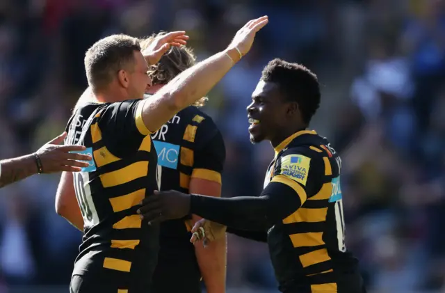 Wasps celebrate