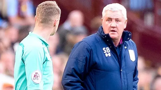 Aston Villa boss Steve Bruce