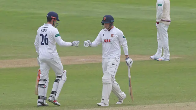 Alastair Cook and Tom Westley