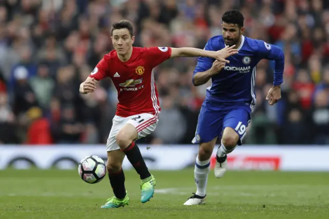 Ander Herrera and Diego Costa