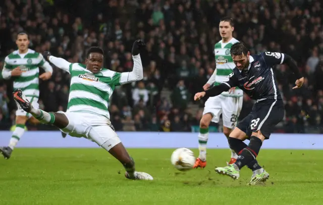 Alex Schalk scored for County at Hampden