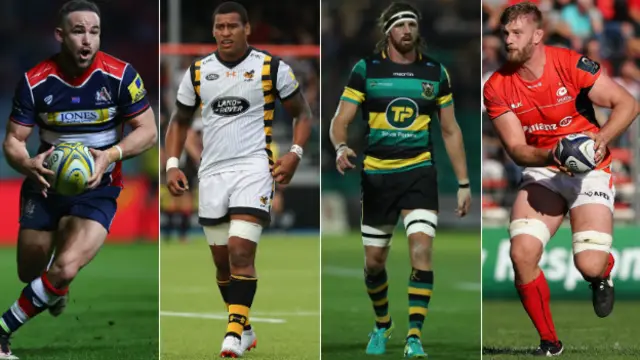 Bristol, Wasps, Northampton and Saracens