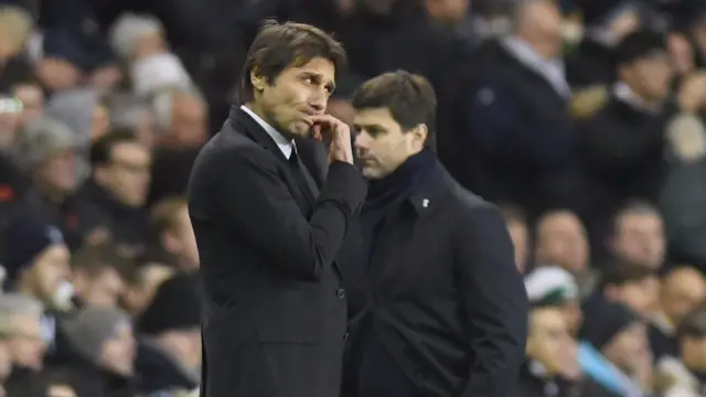 Antonio Conte and Mauricio Pochettino