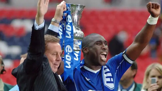 Harry Redknapp and Sol Campbell