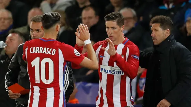 Fernando Torres replaces Yannick Carrasco