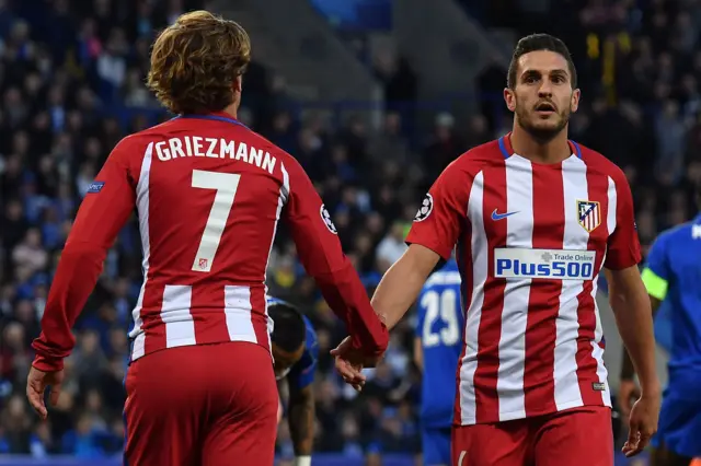 Antoine Griezmann and Koke