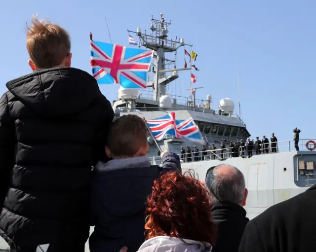 HMS Enterprise. Pic: Royal Navy