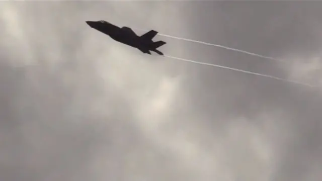 F-35 in the sky