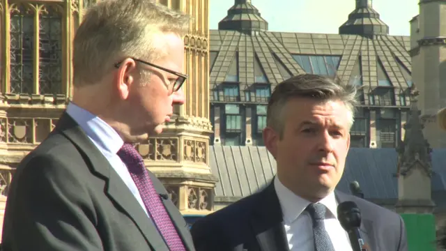 Michael Gove with Jonathan Ashworth