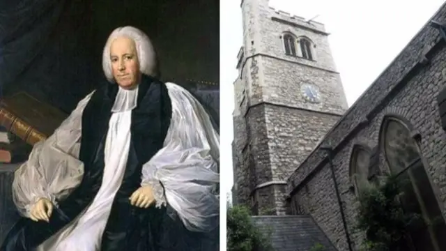 Frederick Cornwallis was Bishop of Lichfield and the church