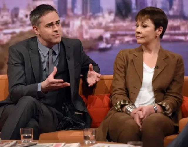 Caroline Lucas and Jonathan Bartley