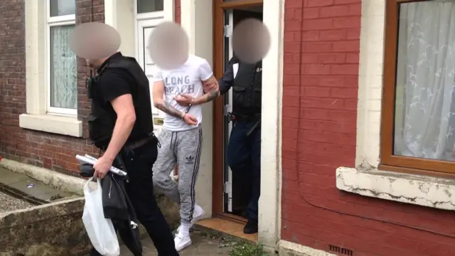 Man arrested in one of the raids