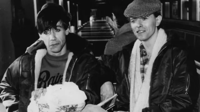 Iggy Pop and David Bowie