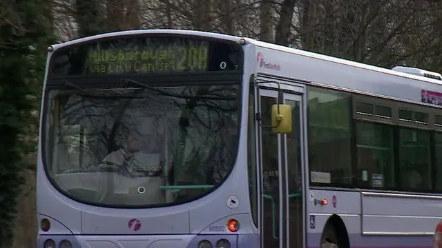 Bus in Hillsborough