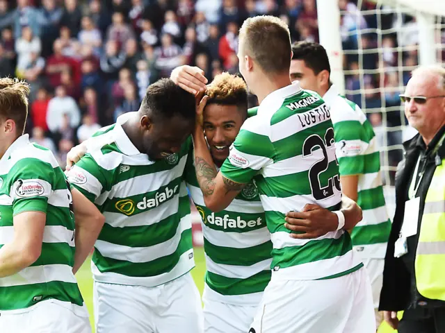 
          Scott Sinclair marked his Celtic debut with the winning goal against Hearts in August
        