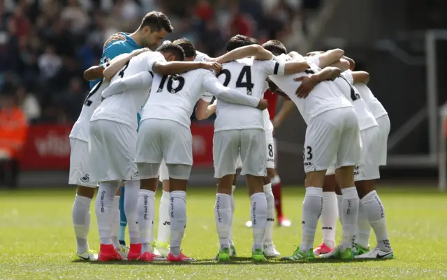 Swansea City players