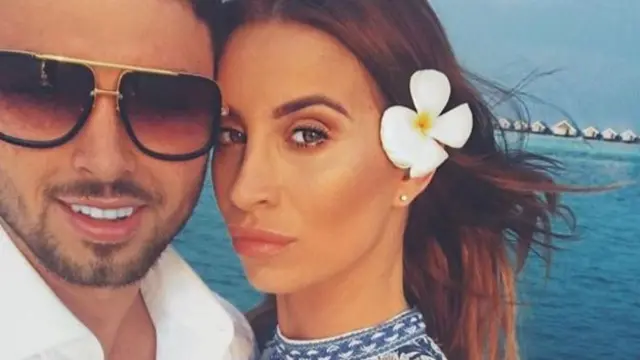 Ferne McCann with Arthur Collins