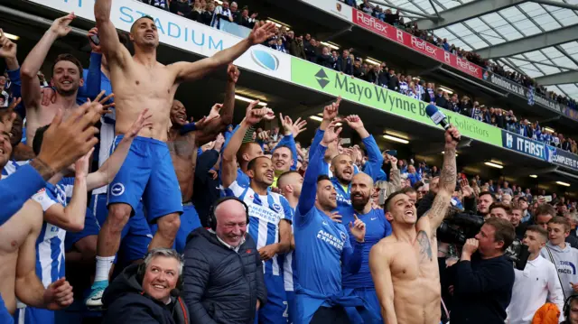 Brighton celebrate