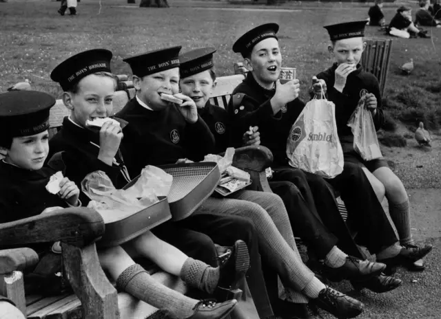 Boys of the 3rd Mid-Suffolk Company, Junior Section of the Bury St. Edmunds Boys Brigade