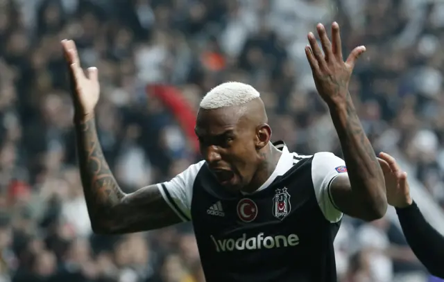 Talisca celebrates