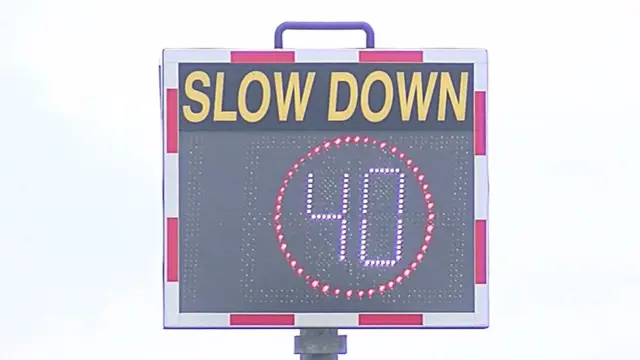 Speed sign