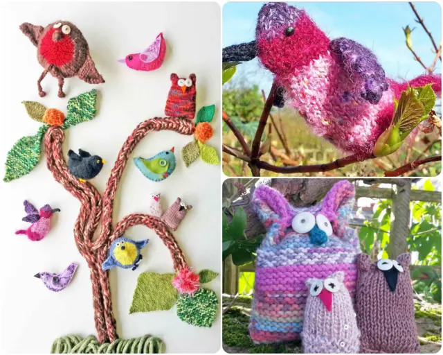 Woolen birds