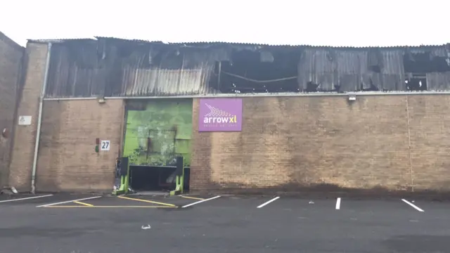 Gutted warehouse