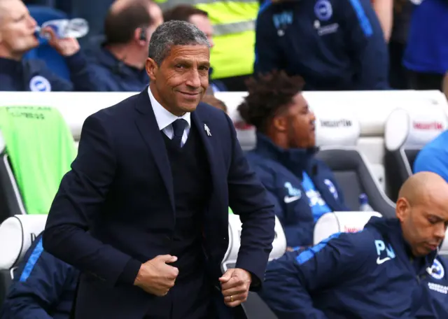 Brighton boss Chris Hughton