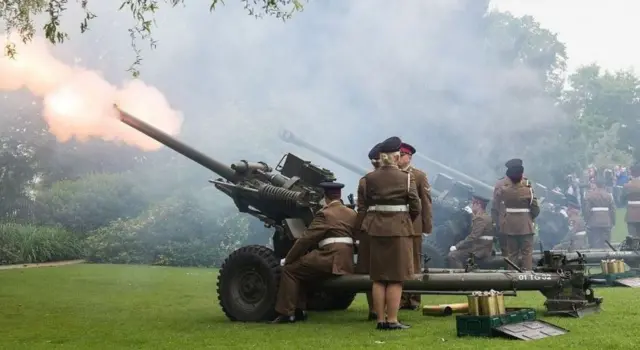 21-gun salute