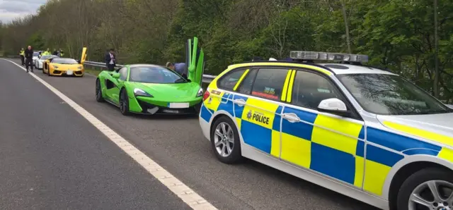 South Yorkshire Police pull over cars