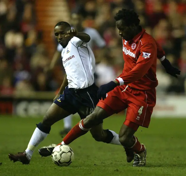 Jermain Defoe (left) and Ugo Ehiogu